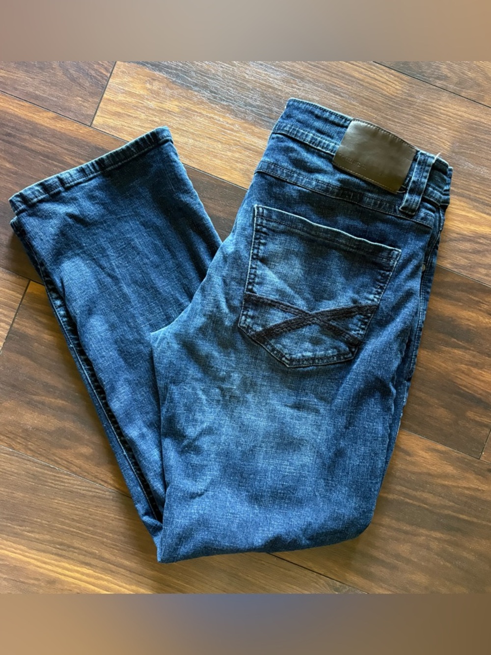 TK Axel Mens Slim Boot Jeans W34 L32 Denim Blue